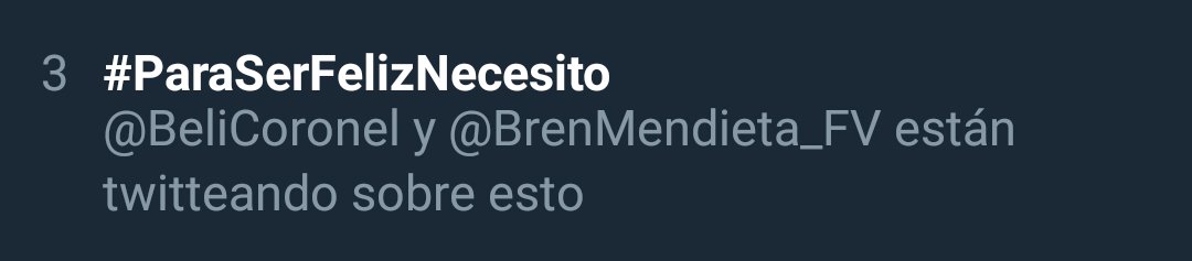 RT @EvolucionUV: Puessssto TRES y arrancó REDES!
#ParaSerFelizNecesito https://t.co/fSaxp6MJwG