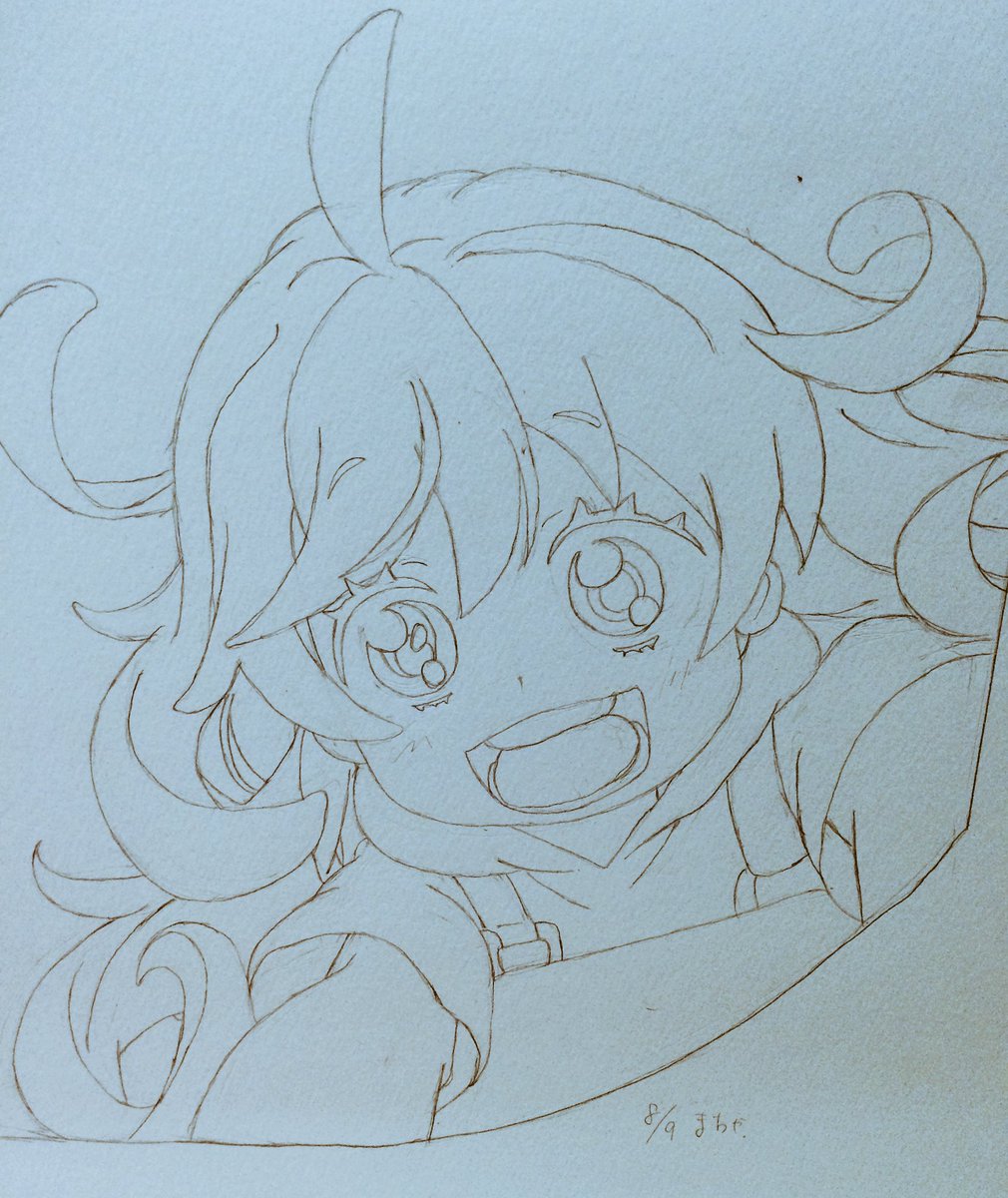 さささっと描いてみた。甘々と稲妻のつむぎちゃん⚡️ さささっと描いてみた。甘々と稲妻のつむぎちゃん⚡️