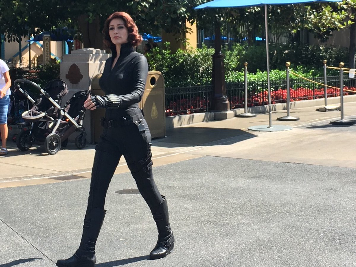 アベンジャーズのブラック・ウィドウ!! #マーベル #ディズニー #カリフォルニア アベンジャーズのブラック・ウィドウ!! #マーベル #ディズニー #カリフォルニア