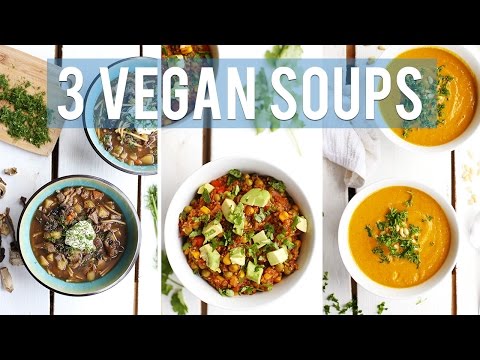 3 Vegan Soup Recipes | EASY + DELICIOUS - https://t.co/aIvEF4s24Z https://t.co/nc4UuQbmQv