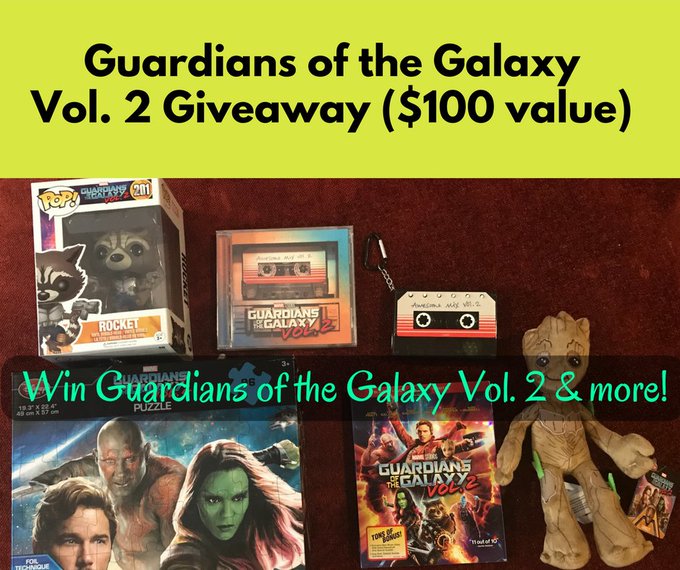 Win a Guardians of the Galaxy Vol. 2 Prize Package Win a Guardians of the Galaxy Vol. 2 Prize Package