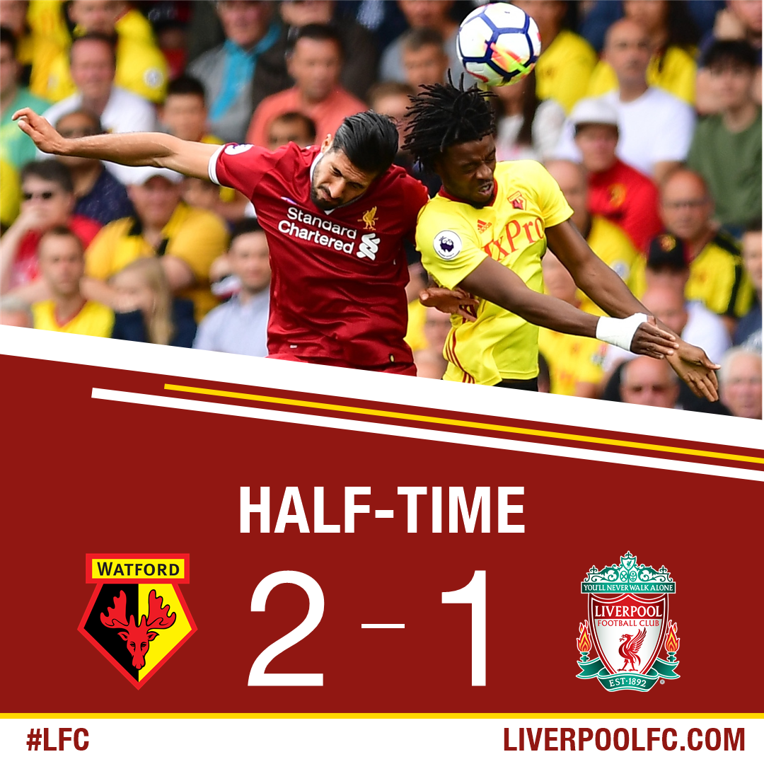 Watford 2-1 Liverpool