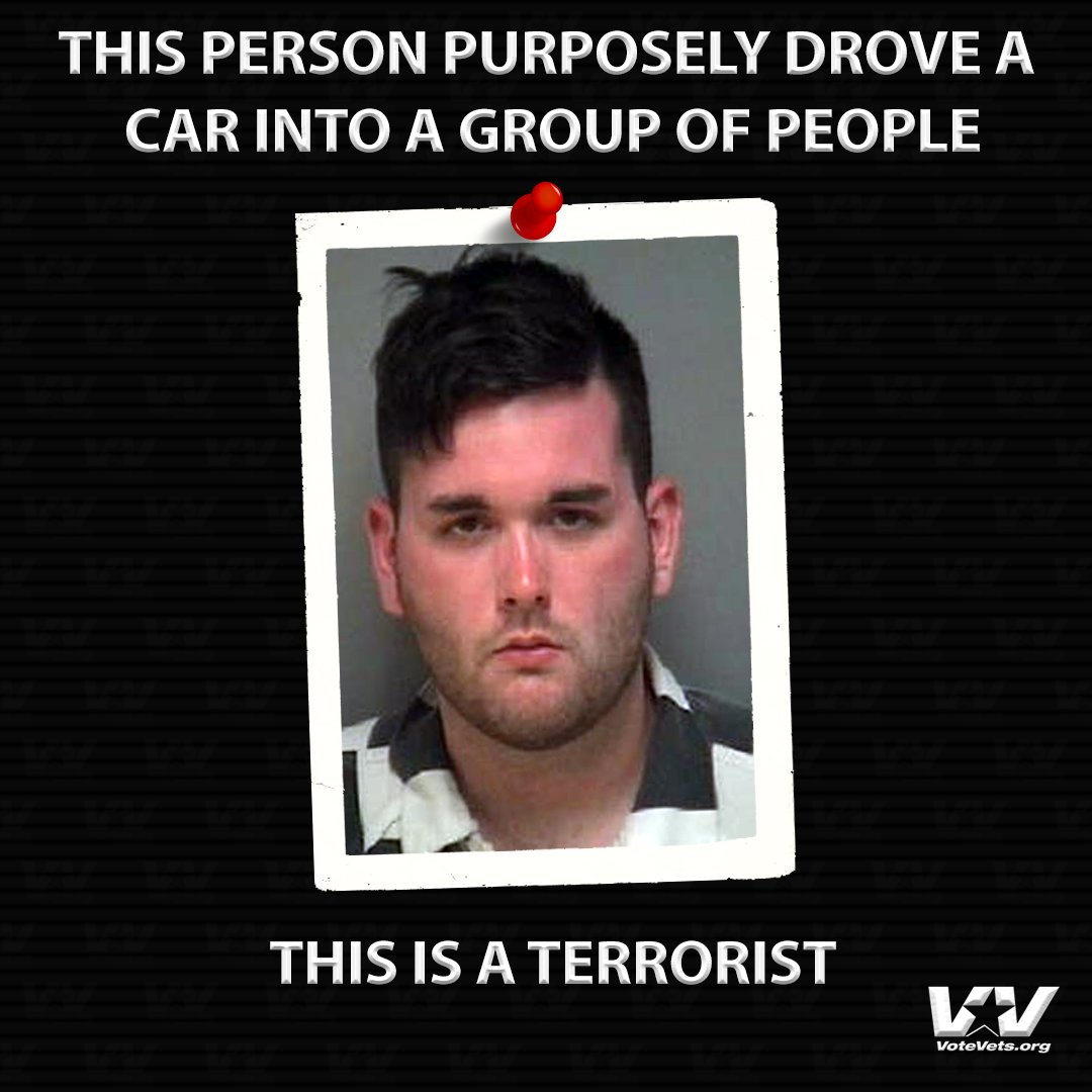 RT @votevets: This is the face of #terrorism in the United States. #charlotesville https://t.co/thq8YKP8Vi