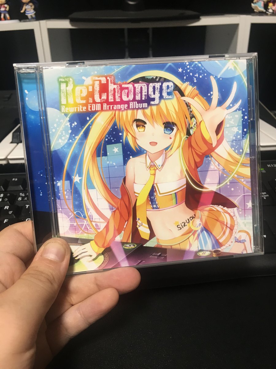 ディレクションとRemixで関わらせていただいているRewriteリミックスCD「Re:Change」の現物をコミケ行く ディレクションとRemixで関わらせていただいているRewriteリミックスCD「Re:Change」の現物をコミケ行く