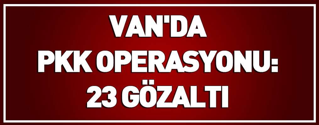 Van'da PKK