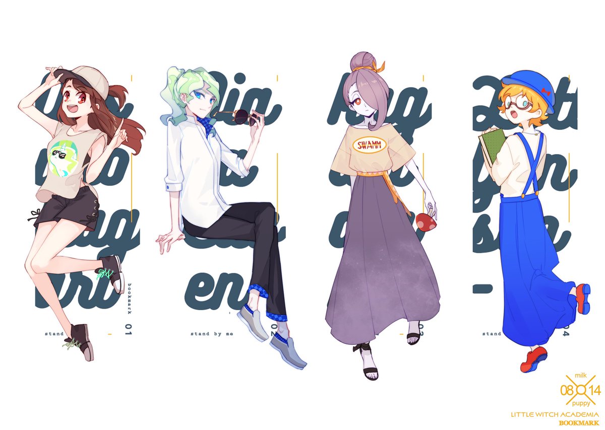 The bookmark of the LWA collaboration fanbook.😊Thanks to eve The bookmark of the LWA collaboration fanbook.😊Thanks to eve