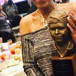 Rochelle Riley accepts award with remarks that bring down the house