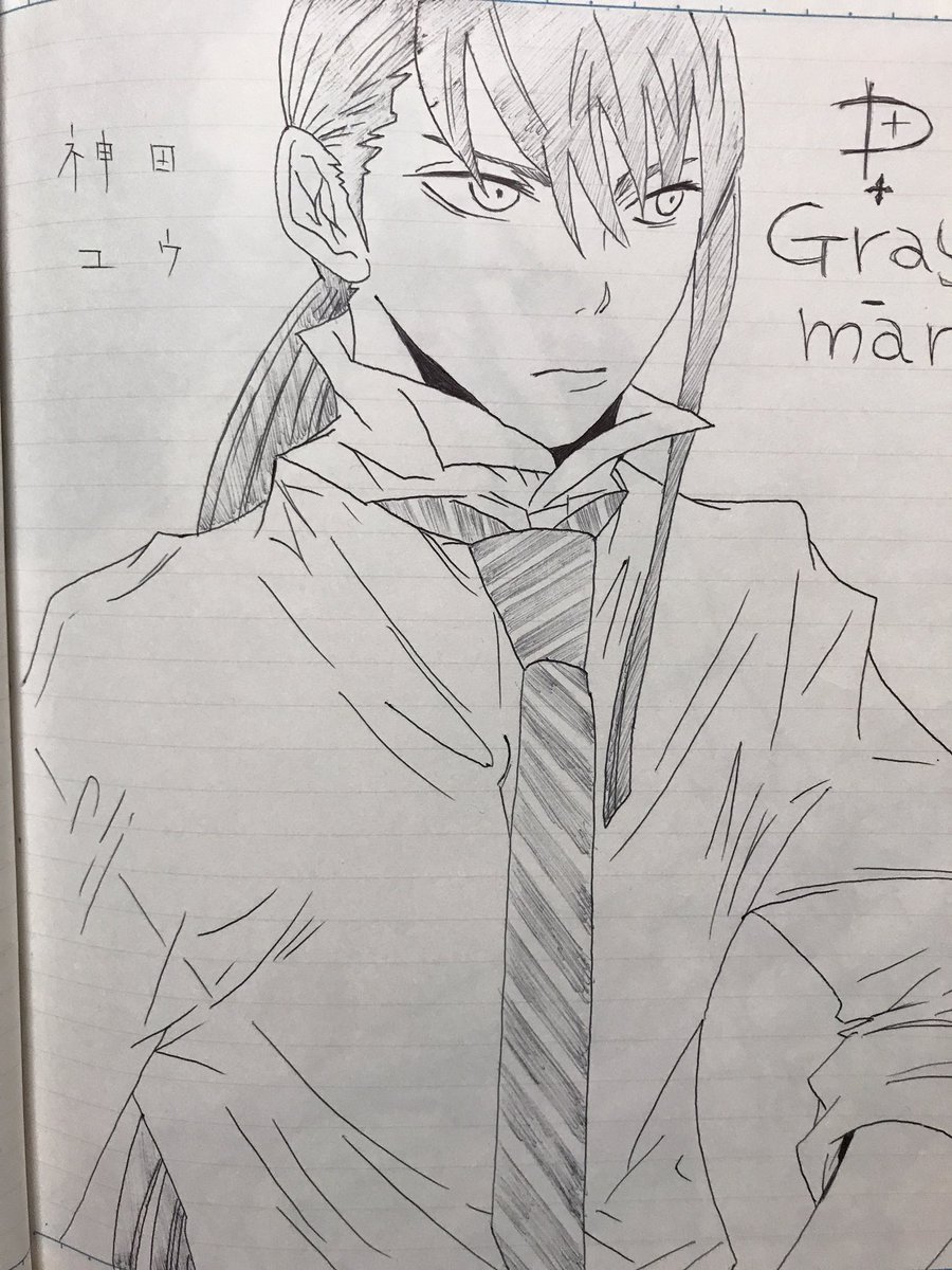 これも過去絵、最近ちゃんと絵を描いていない(ノω・、) #ボールペン #神田ユウ #Dgrayman #落書き これも過去絵、最近ちゃんと絵を描いていない(ノω・、) #ボールペン #神田ユウ #Dgrayman #落書き