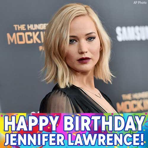 Jennifer Lawrence's Birthday Celebration HappyBday.to