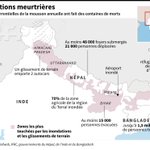 Inondations en Inde, Népal et Bangladesh: au moins 221 morts Inondations en Inde, Népal et Bangladesh: au moins 221 morts