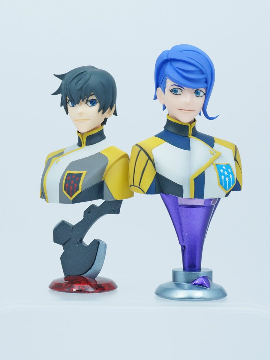 機動戦士ガンダム鉄血のオルフェンズよりガエリオ/アイン胸像完成しました ベースはキマリスとグレイズの武器をイメージ全高約 機動戦士ガンダム鉄血のオルフェンズよりガエリオ/アイン胸像完成しました ベースはキマリスとグレイズの武器をイメージ全高約