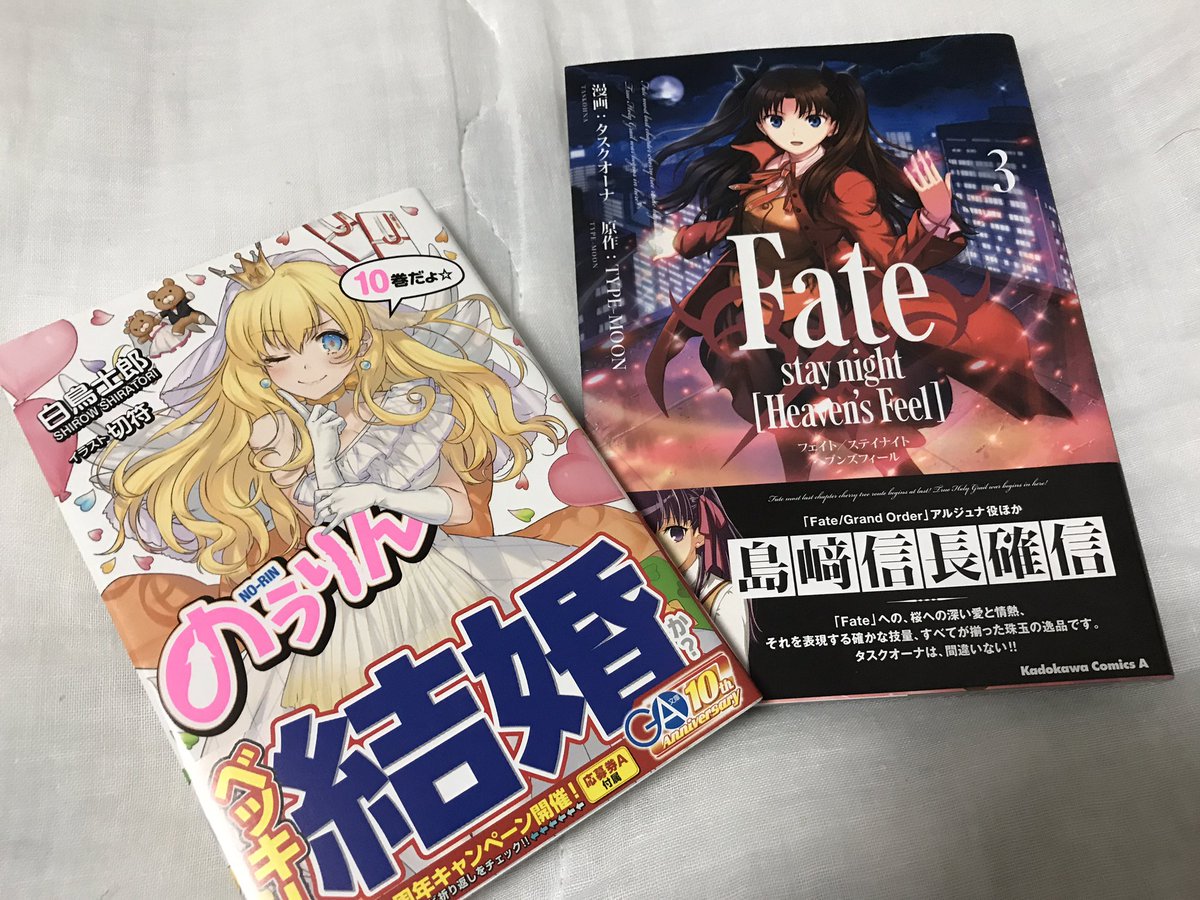ついでに失くしたのうりんとヘブンズフィールの続きも購入( ) ついでに失くしたのうりんとヘブンズフィールの続きも購入( )