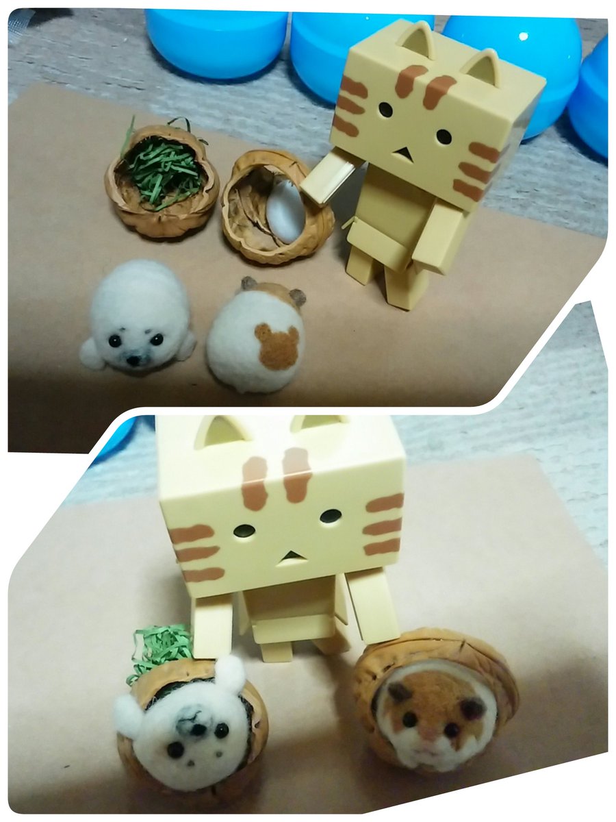 にゃんぼー #うめだどうぶつえん に行く。mukuさん( )のハムちゃんにアザラシくん。足跡🐾柄欲しかったけど既に居なか にゃんぼー #うめだどうぶつえん に行く。mukuさん( )のハムちゃんにアザラシくん。足跡🐾柄欲しかったけど既に居なか