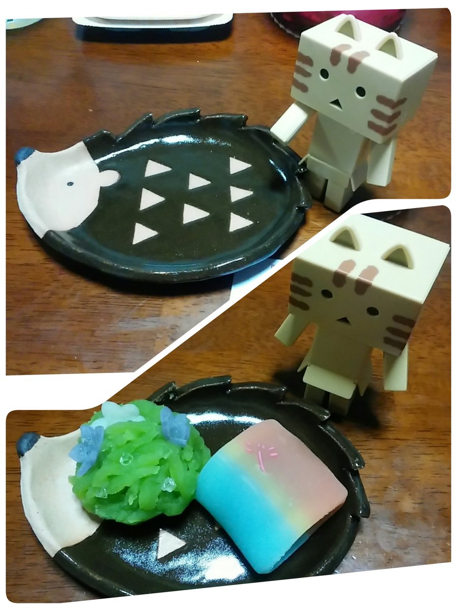 にゃんぼー #うめだどうぶつえん でSUNさん( )のお皿購入。早速和菓子乗せてみた。素敵😆 にゃんぼー #うめだどうぶつえん でSUNさん( )のお皿購入。早速和菓子乗せてみた。素敵😆