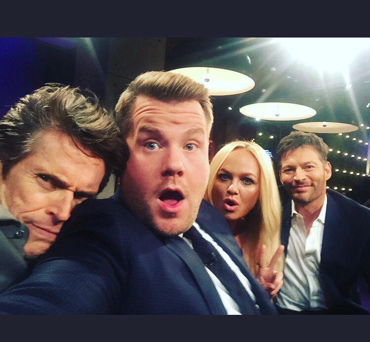 Tonight on the @latelateshow we talk tattoos and phobia's Willem Dafoe, @HarryConnickJR and me, come join us. https://t.co/pPPG6bmGwj