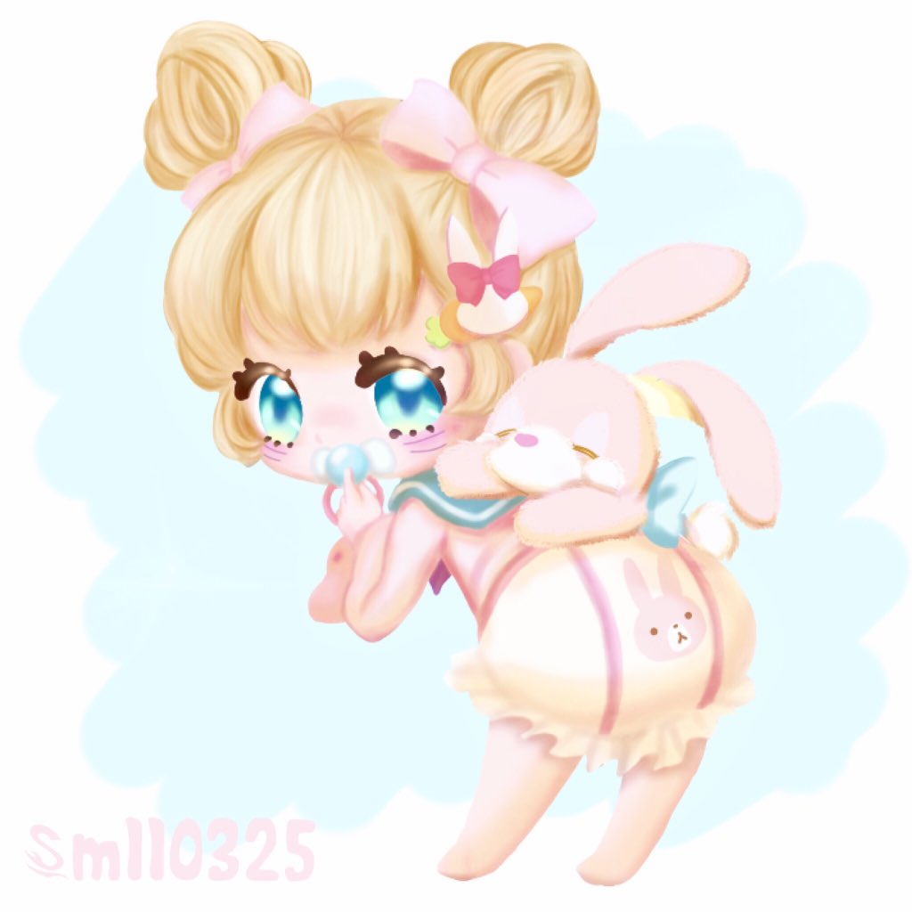さんのアバちゃんお借りしました💕とっても可愛い赤ちゃん描いててたのしかったです!本当はささみさんのを先に仕上げる予定だ さんのアバちゃんお借りしました💕とっても可愛い赤ちゃん描いててたのしかったです!本当はささみさんのを先に仕上げる予定だ