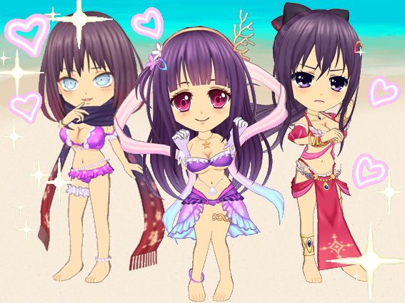 #ヴァルキリードライヴビクニ のアバターが登場でまる!!楽園水着キャンペーンが同時開催中でまる(^8^=^8^) #vd #ヴァルキリードライヴビクニ のアバターが登場でまる!!楽園水着キャンペーンが同時開催中でまる(^8^=^8^) #vd