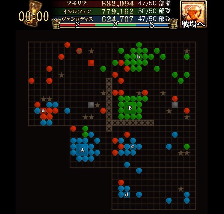 総力戦 第6陣<2017.7.30(日)>👑22:00〜22:30 #総力戦終戦後MAP #聖戦ケルベロス 総力戦 第6陣<2017.7.30(日)>👑22:00〜22:30 #総力戦終戦後MAP #聖戦ケルベロス