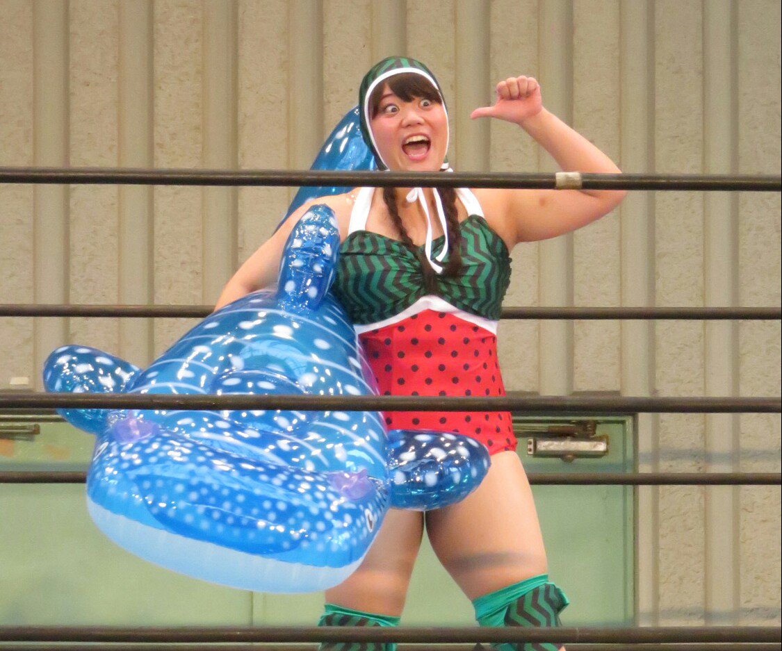8/17アイスリボン夏祭りin上野~インパクト絶大だったトトロ「すいか」さつき。これまでみせなかった本性を爆発させたか? 8/17アイスリボン夏祭りin上野~インパクト絶大だったトトロ「すいか」さつき。これまでみせなかった本性を爆発させたか?