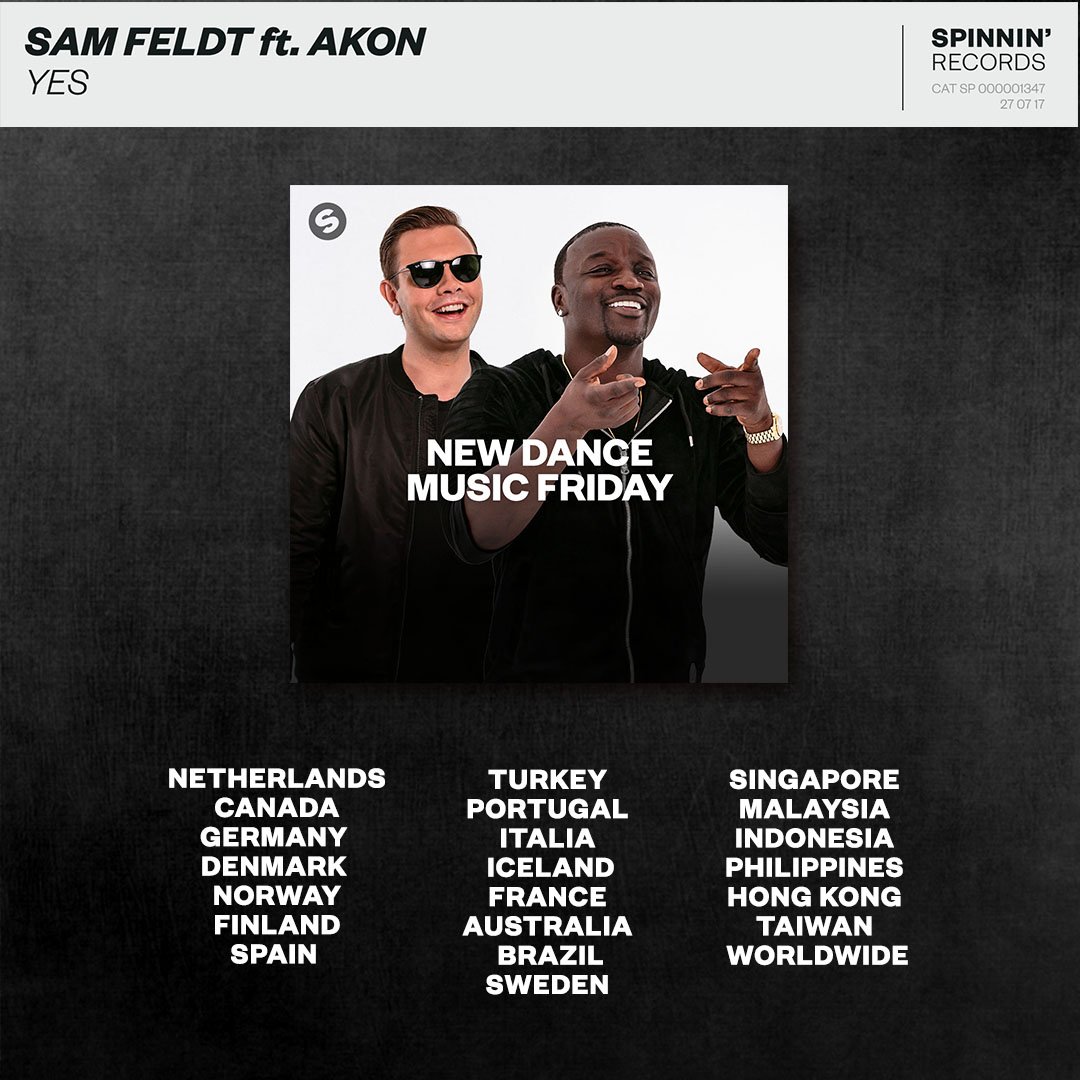 RT @SamFeldtMusic: YES! IT'S FRIDAY ???? @Akon @Spotify 
❤️ https://t.co/MYmfrtqben https://t.co/o0PEtPnC8b