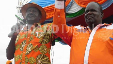 Homa Bay Governor Cyprian Awiti takes Oath, promises to sack members of his cabinet