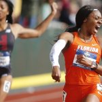 Kyra Jefferson blazing the track on collegiate circuit as NCAA champ