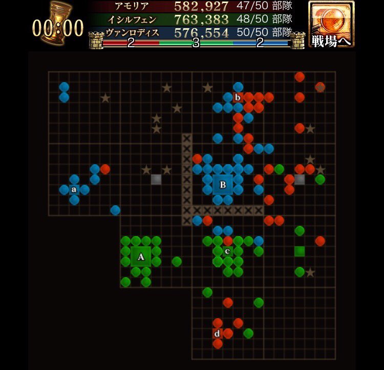 総力戦 第5陣<2017.8.6(日)>👑20:00〜20:30 #総力戦終戦後MAP #聖戦ケルベロス 総力戦 第5陣<2017.8.6(日)>👑20:00〜20:30 #総力戦終戦後MAP #聖戦ケルベロス
