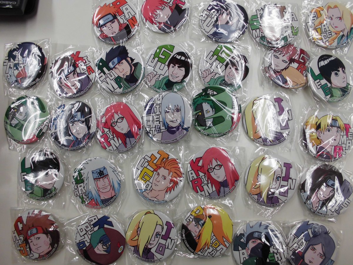 【ジャンプグッズ入荷情報】「#NARUTO」よりプライズの缶バッジが纏まって入荷しました。グッズが少なめなサイドを飾るキ 【ジャンプグッズ入荷情報】「#NARUTO」よりプライズの缶バッジが纏まって入荷しました。グッズが少なめなサイドを飾るキ