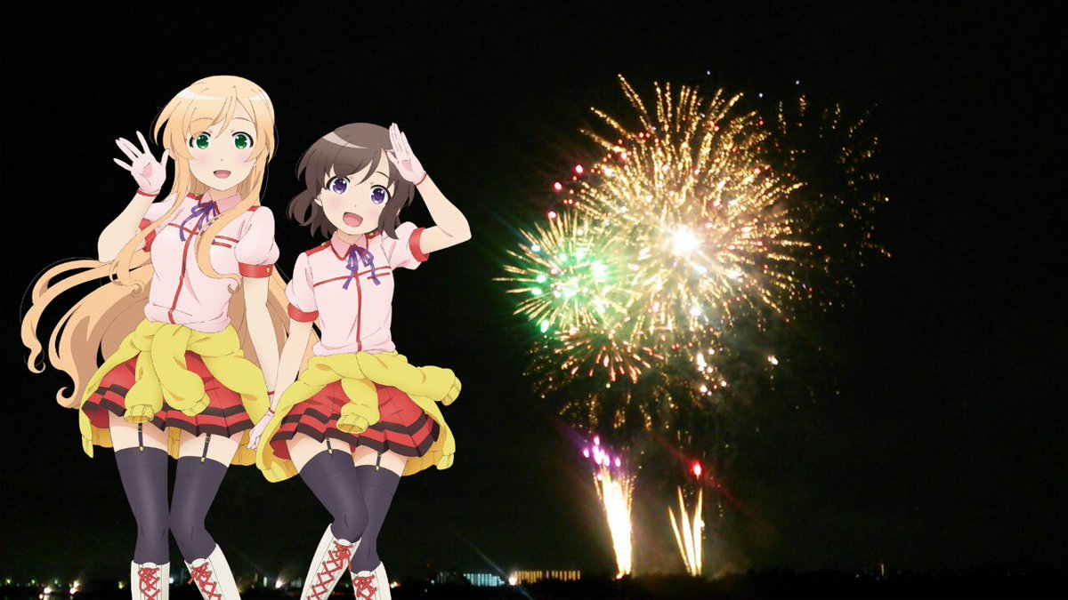 綺麗な花火だよっ☆ #流山花火大会 #locodol #butaimeguri 綺麗な花火だよっ☆ #流山花火大会 #locodol #butaimeguri