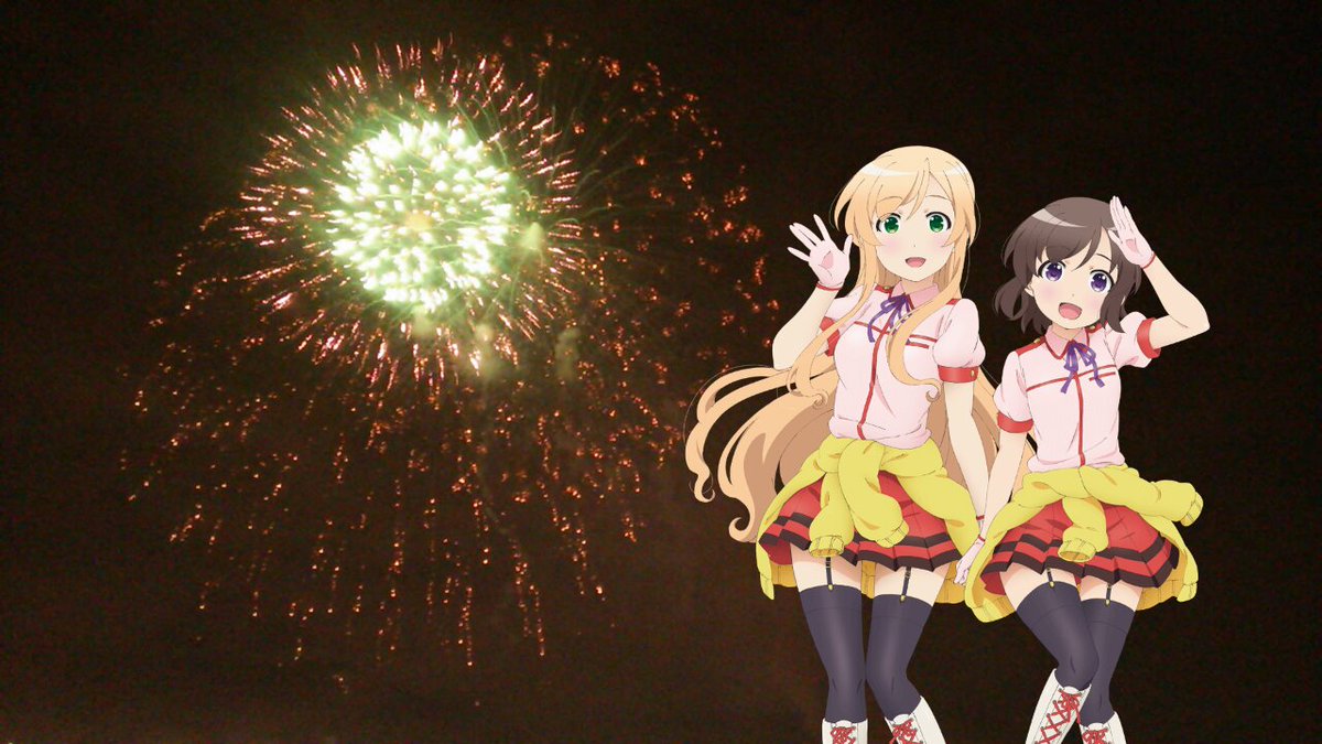 空を覆うような大きな綺麗な花火だよっ☆ #流山花火大会 #locodol #butaimeguri 空を覆うような大きな綺麗な花火だよっ☆ #流山花火大会 #locodol #butaimeguri