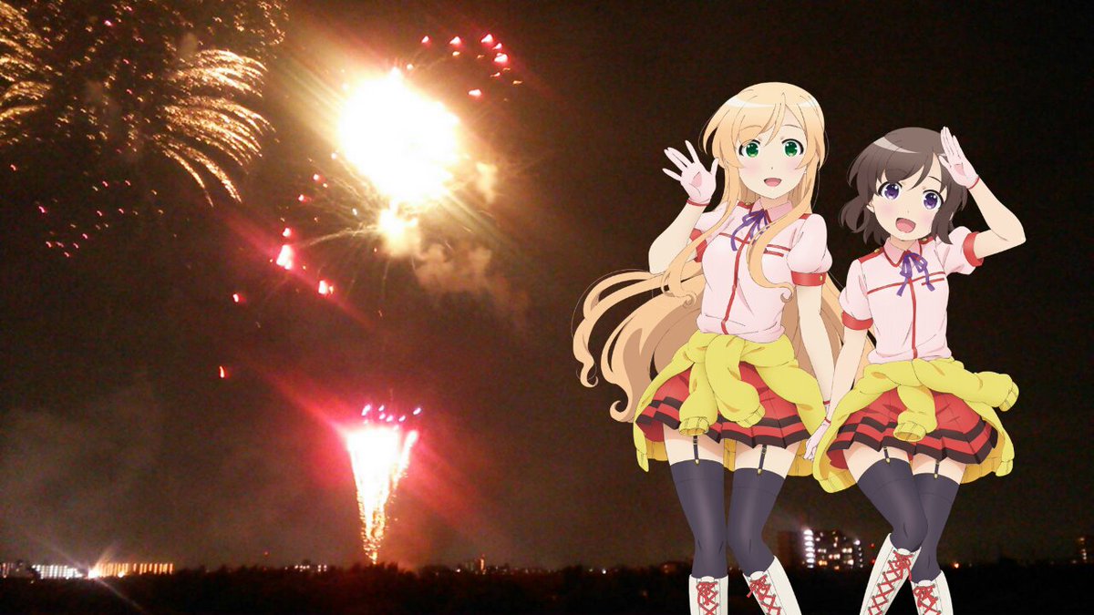 たーまやー #流山花火大会 #locodol #butaimeguri たーまやー #流山花火大会 #locodol #butaimeguri