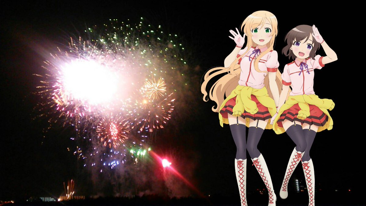 とーってもカラフルだよっ☆ #流山花火大会 #locodol #butaimeguri とーってもカラフルだよっ☆ #流山花火大会 #locodol #butaimeguri