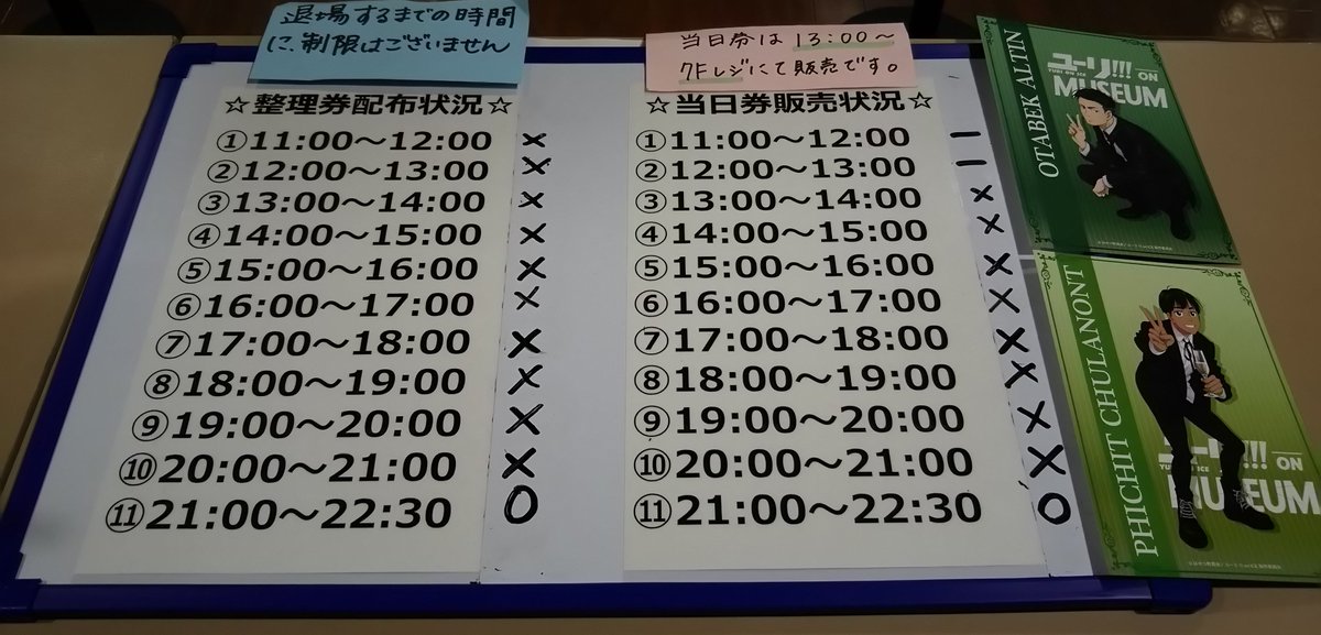 【#YOM_混雑状況】整理券・当日券の配布状況です。よろしくお願い致します。会期終了間近は大変な混雑が予想されますので、 【#YOM_混雑状況】整理券・当日券の配布状況です。よろしくお願い致します。会期終了間近は大変な混雑が予想されますので、