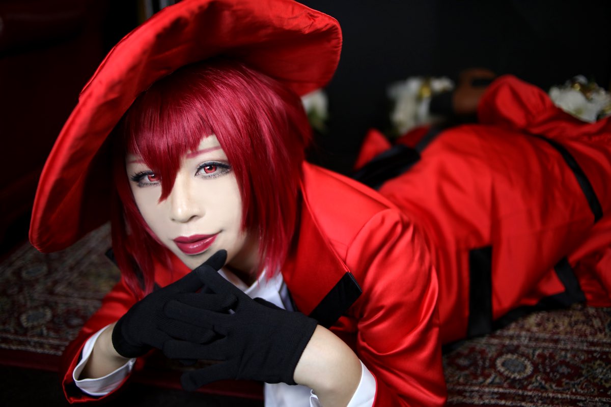 コスプレ 黒執事アンジェリーナ・ダレス(マダム・レッド)*RUIグレル・サトクリフ*ロクphoto*美作ツーショはグレ コスプレ 黒執事アンジェリーナ・ダレス(マダム・レッド)*RUIグレル・サトクリフ*ロクphoto*美作ツーショはグレ