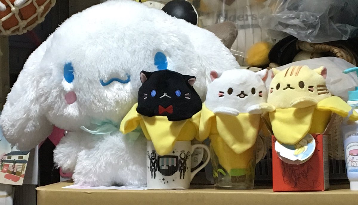 ばなにゃとシナモン君。 ばなにゃとシナモン君。