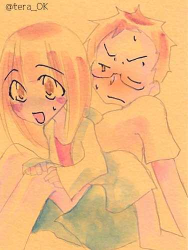 上彩。中学生男子はこれくらいがちょうどいい健全な反応かと思う。何でこんな状況になったかは神のみぞ知る。 上彩。中学生男子はこれくらいがちょうどいい健全な反応かと思う。何でこんな状況になったかは神のみぞ知る。