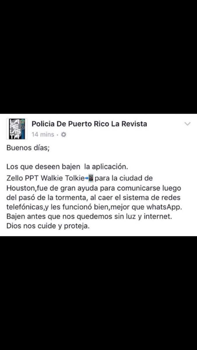 Mi gente de Puerto Rico y el resto de las Antillas manténganse en contacto #IRMA https://t.co/9fFCJYs72L