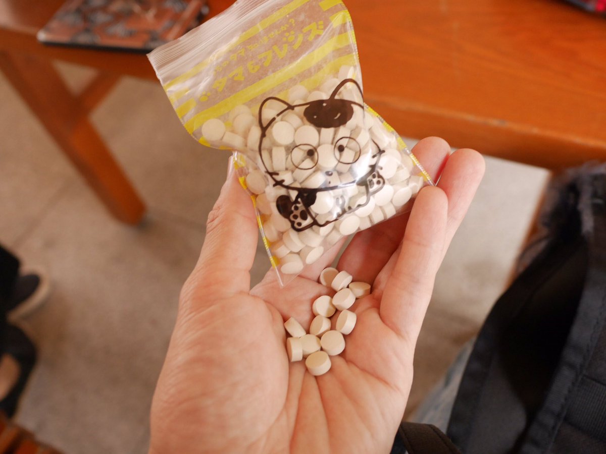 「うちのタマ知りませんか?」の小袋にパンパンに詰まったエビオス錠を明治神宮で突然飲むおれ 「うちのタマ知りませんか?」の小袋にパンパンに詰まったエビオス錠を明治神宮で突然飲むおれ