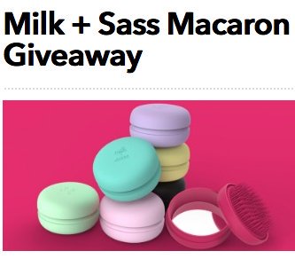 Milk + Sass Macaron for Hair and Sugar Twists Giveaway Milk + Sass Macaron for Hair and Sugar Twists Giveaway