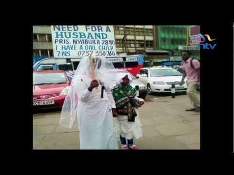 The woman in the wedding dress in Nairobi's streets sparks gender debate