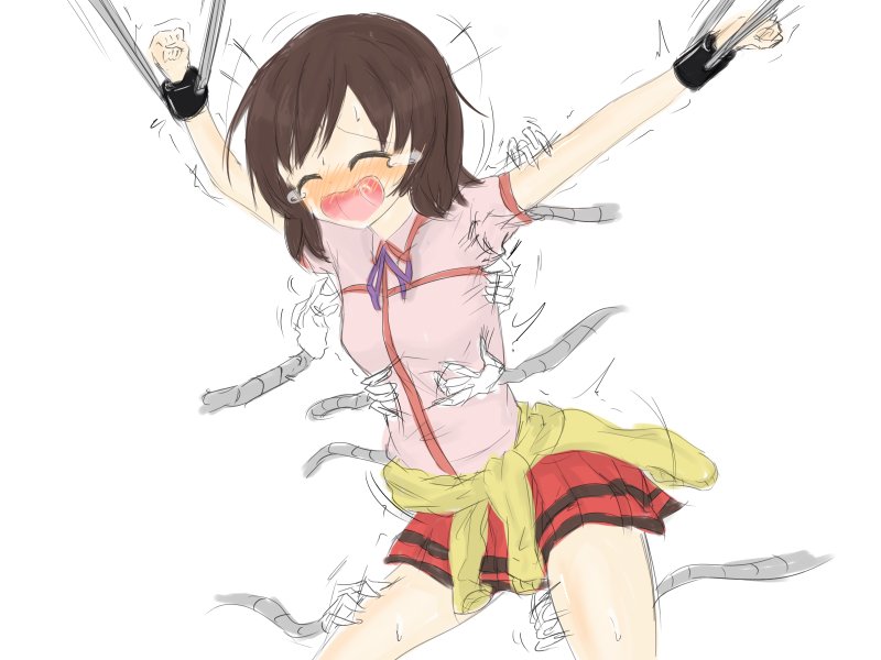 > ろこどるの宇佐美奈々子ちゃんが拘束されて上半身中心にたくさんのマジックハンドにこちょこちょされるイラストお願い > ろこどるの宇佐美奈々子ちゃんが拘束されて上半身中心にたくさんのマジックハンドにこちょこちょされるイラストお願い