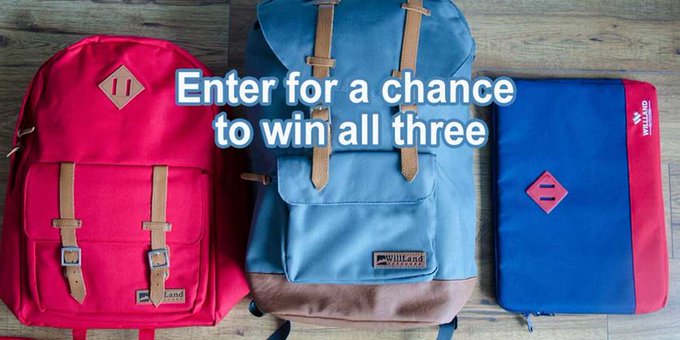 CONTEST: WillLand Outdoors back-to-school backpack contest CONTEST: WillLand Outdoors back-to-school backpack contest