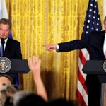 ‘We have a lot of blond women in Finland’: Trump thought two female reporters were the same person