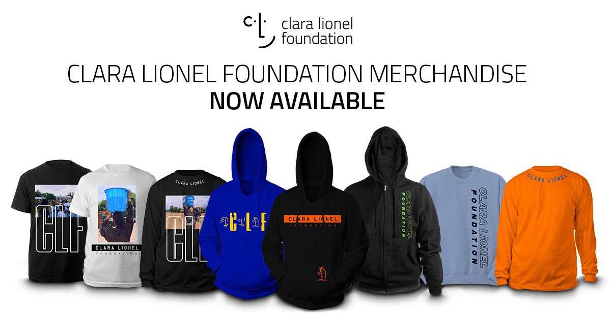 RT @ClaraLionelFdn: #CLF merchandise is HERE!   https://t.co/b3H3858gyi https://t.co/dS5hu5ytef