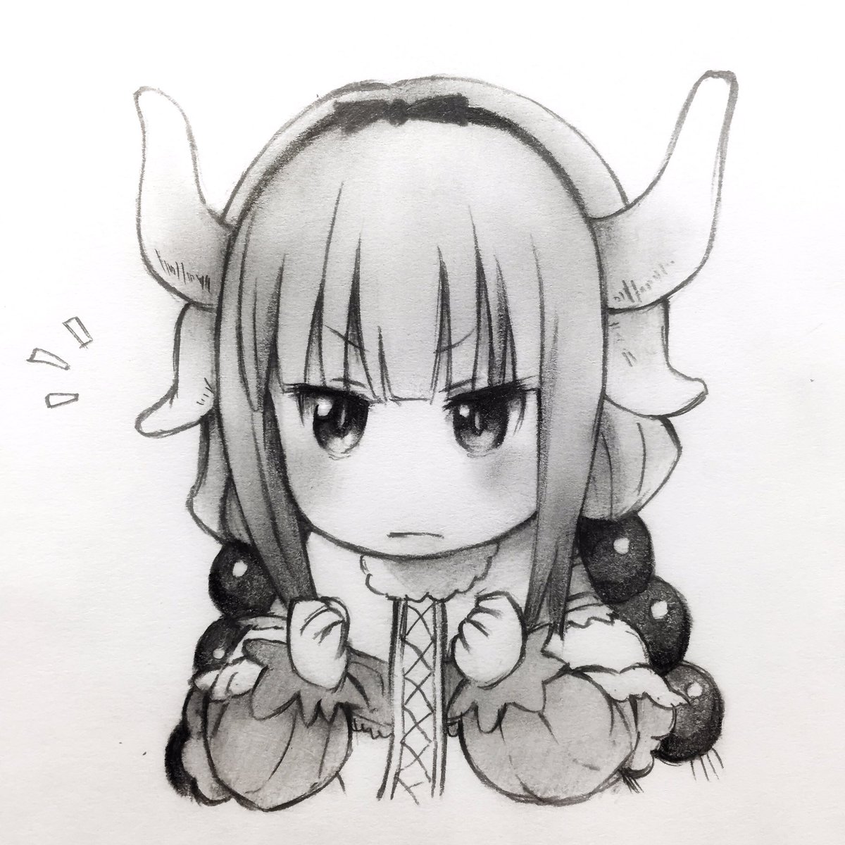お題箱より「メイドラゴン」との事だったのでカンナちゃん描かせて頂きました#模写 お題箱より「メイドラゴン」との事だったのでカンナちゃん描かせて頂きました#模写
