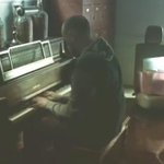 Man Returns to Texas Home, Plays Beautiful Music on Flooded Piano