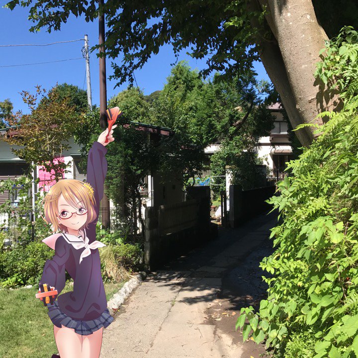 参道の脇道♪ #hanayamata #butaimeguri 参道の脇道♪ #hanayamata #butaimeguri