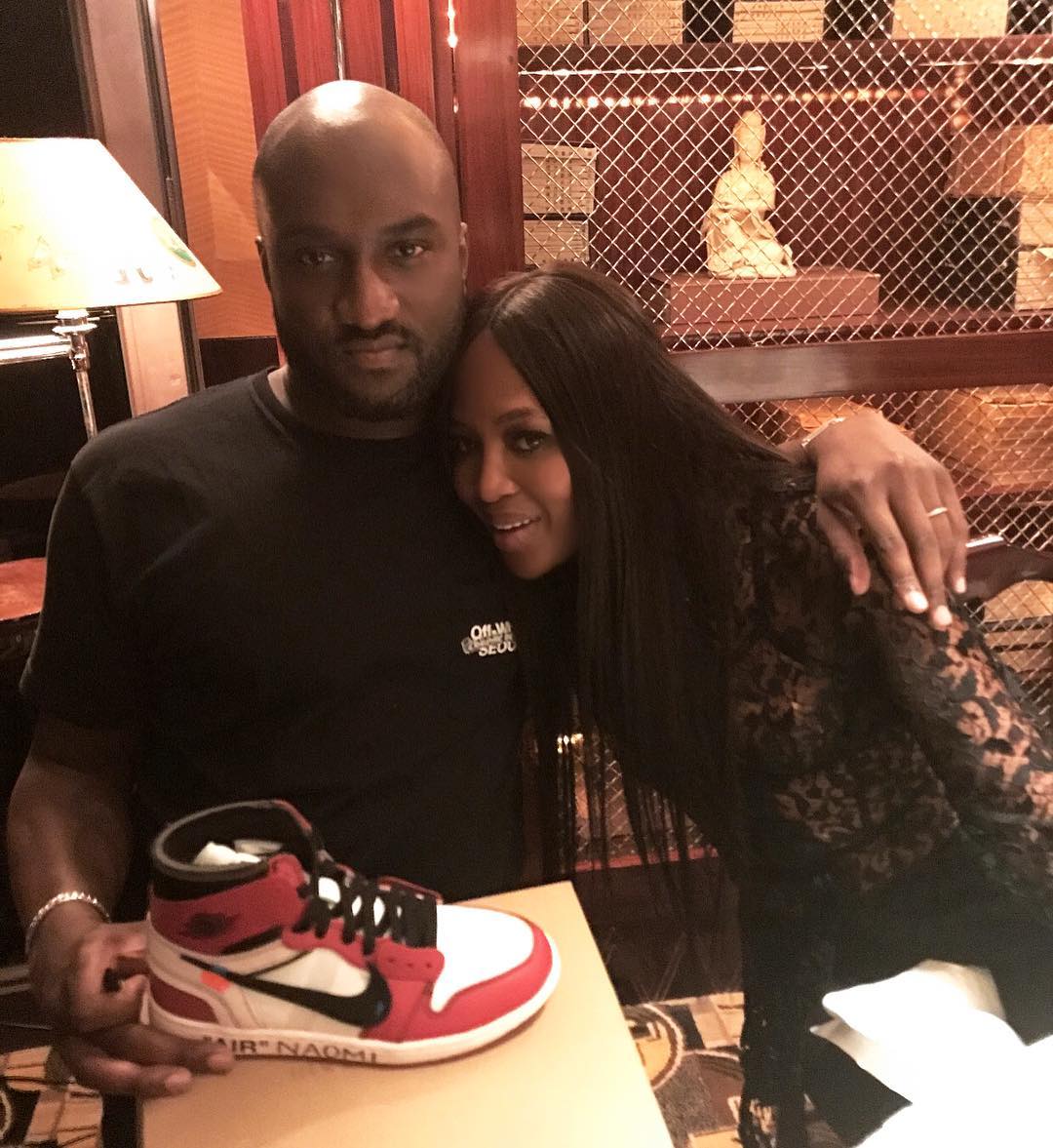 RT @HYPEBEAST: .@virgilabloh vibing with the iconic @NaomiCampbell. https://t.co/mUKgZkWvZa