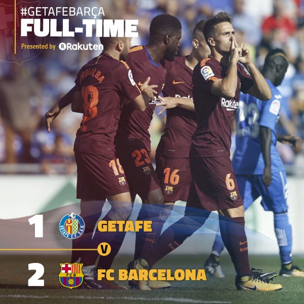 Getafe 1-2 Barcelona