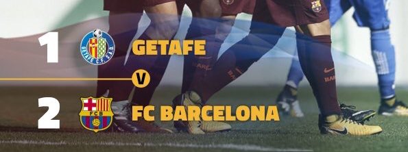 Getafe 1-2 Barcelona